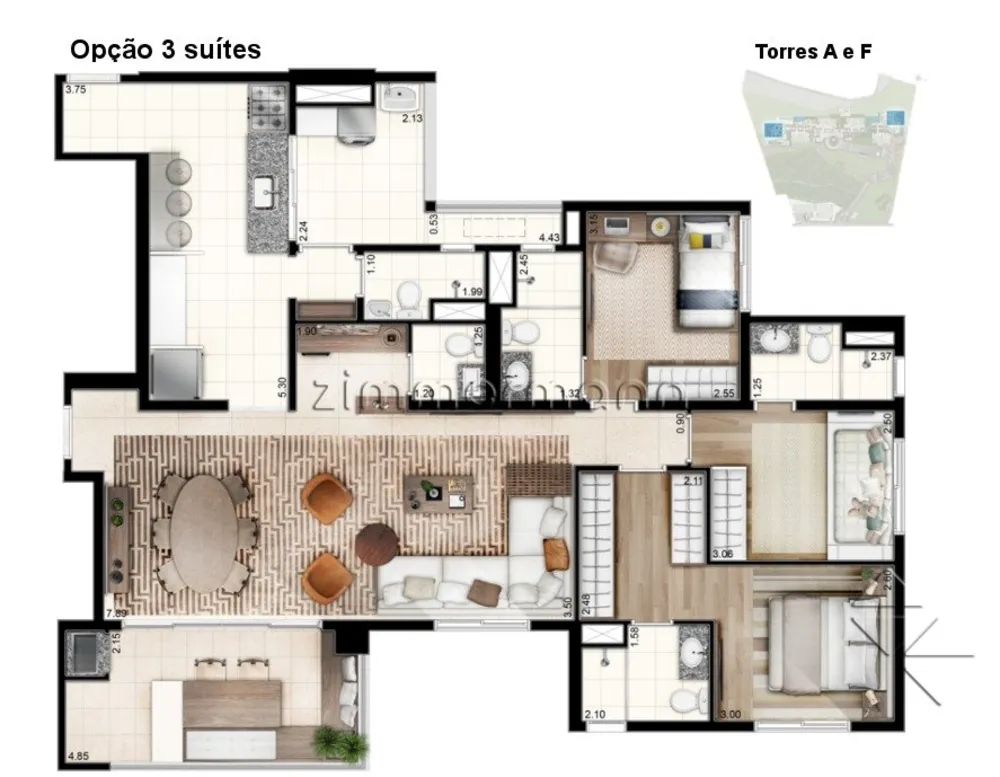 Apartamento, 2 quartos, 69 m² - Foto 12