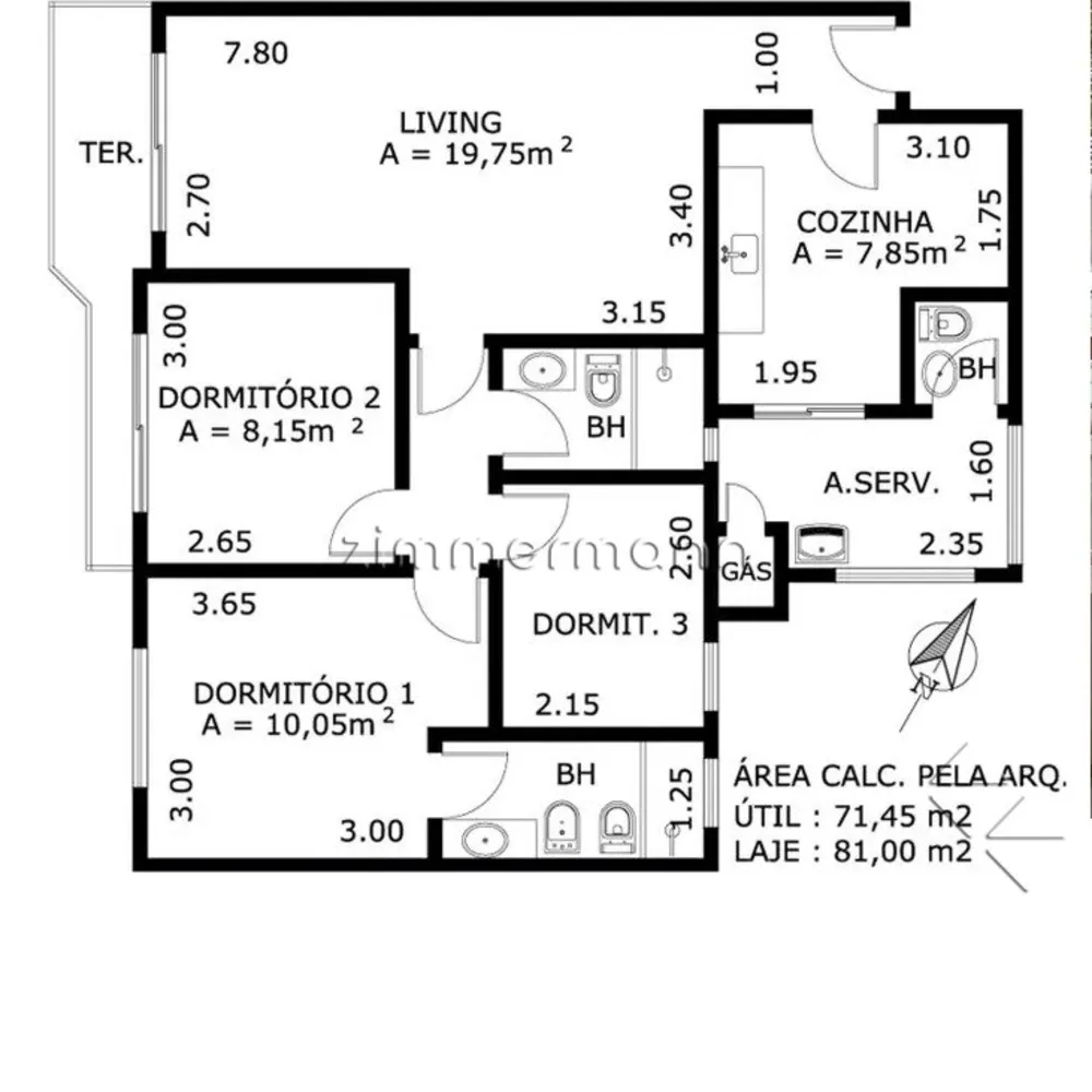 Cobertura, 3 quartos, 160 m² - Foto 10