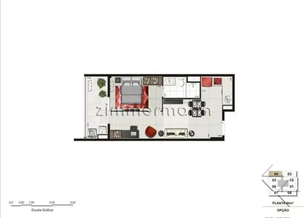 Apartamento, 1 quarto, 42 m² - Foto 8