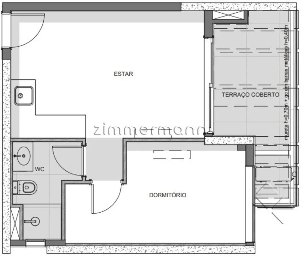 Apartamento, 1 quarto, 41 m² - Foto 10