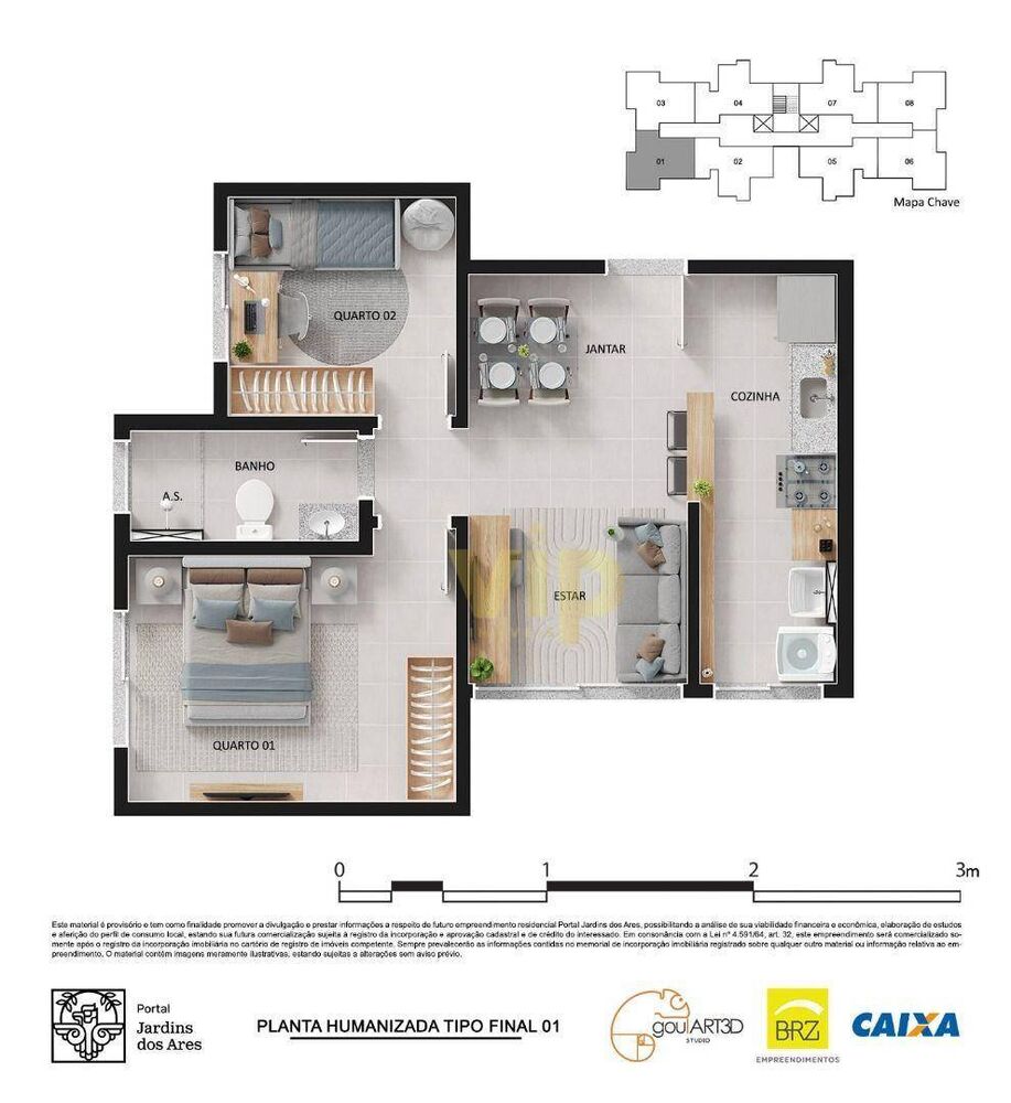Apartamento, 2 quartos, 55 m² - Foto 4