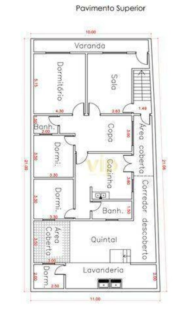 Casa, 4 quartos, 173 m² - Foto 3