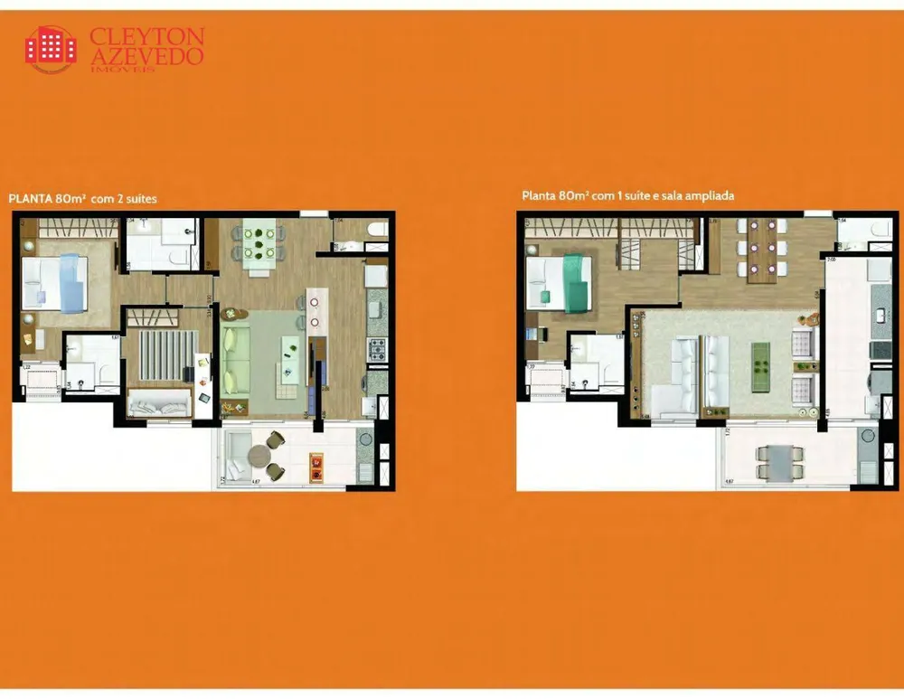 Apartamento, 2 quartos, 80 m² - Foto 3