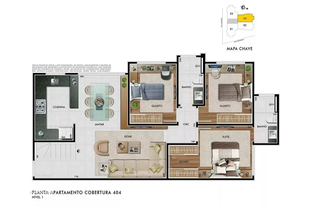 Cobertura, 4 quartos, 165 m² - Foto 15