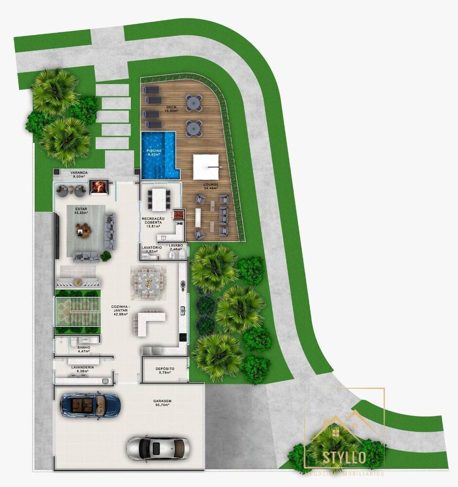 Casa de Condomínio, 5 quartos - Foto 3