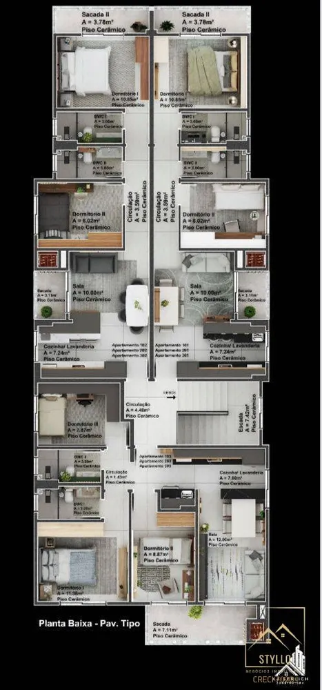 Apartamento, 2 quartos, 71 m² - Foto 8