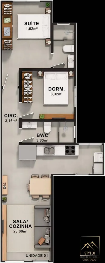 Casa, 2 quartos, 62 m² - Foto 8