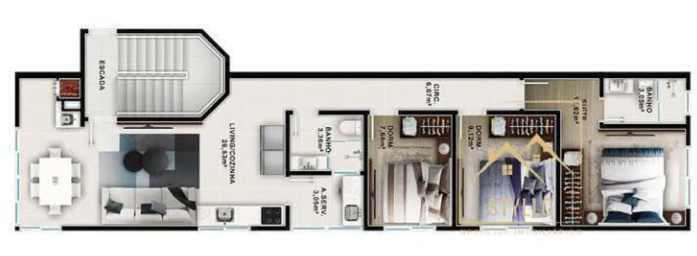 Apartamento, 3 quartos, 82 m² - Foto 13