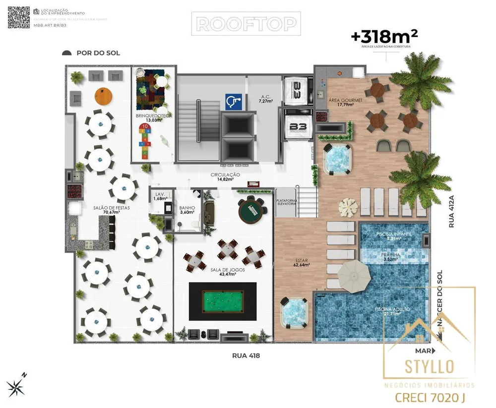 Apartamento, 3 quartos, 70 m² - Foto 2