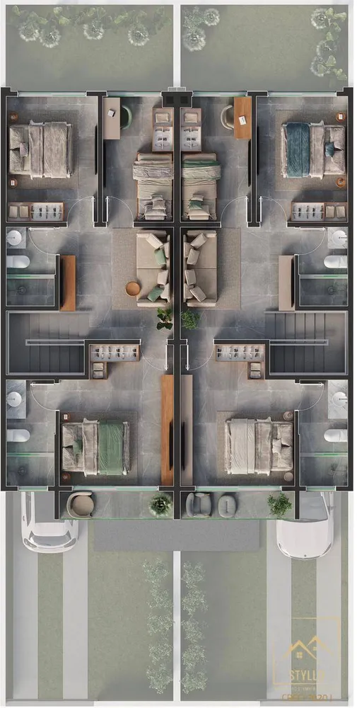 Sobrado, 3 quartos, 120 m² - Foto 3
