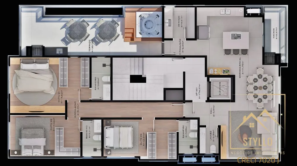 Apartamento, 3 quartos, 87 m² - Foto 10