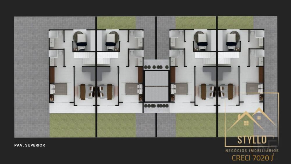 Sobrado, 3 quartos, 94 m² - Foto 1