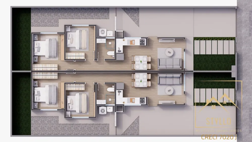 Casa, 2 quartos, 50 m² - Foto 6
