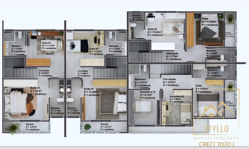 Sobrado, 2 quartos, 80 m² - Foto 5