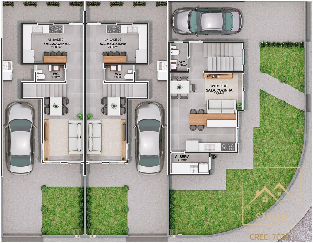 Sobrado, 3 quartos, 110 m² - Foto 9