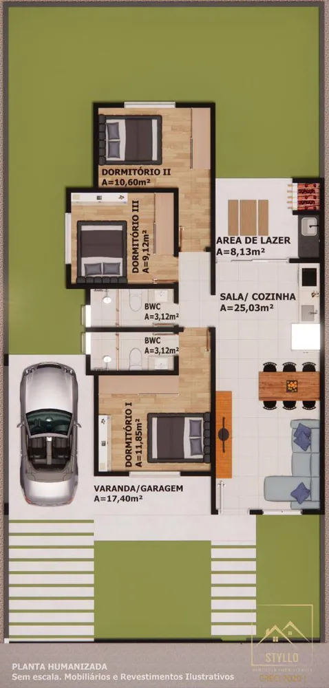 Casa, 3 quartos, 96 m² - Foto 12