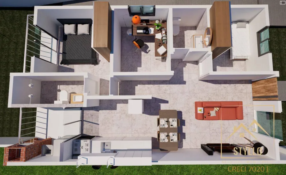 Casa, 3 quartos, 116 m² - Foto 4