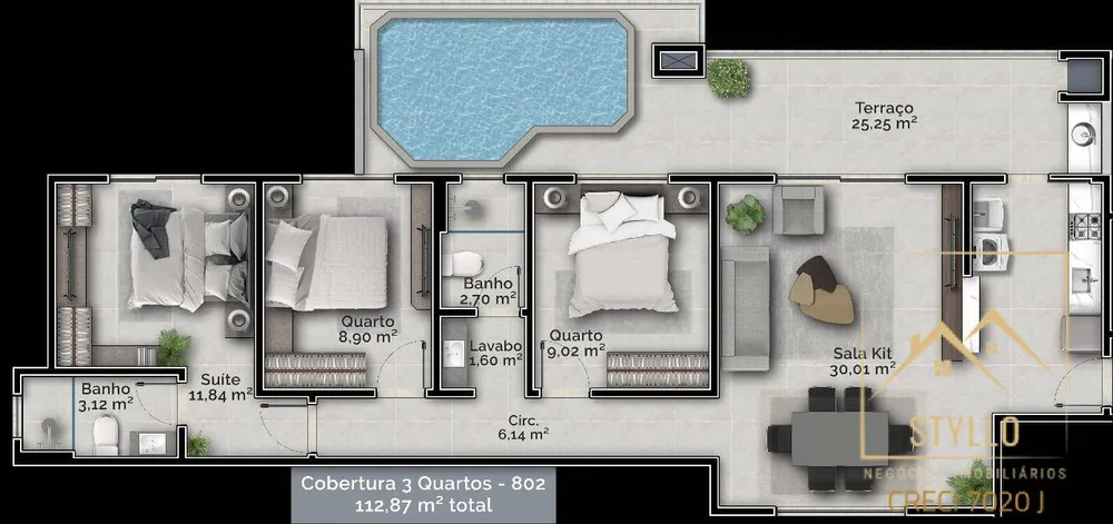 Apartamento, 2 quartos, 59 m² - Foto 5