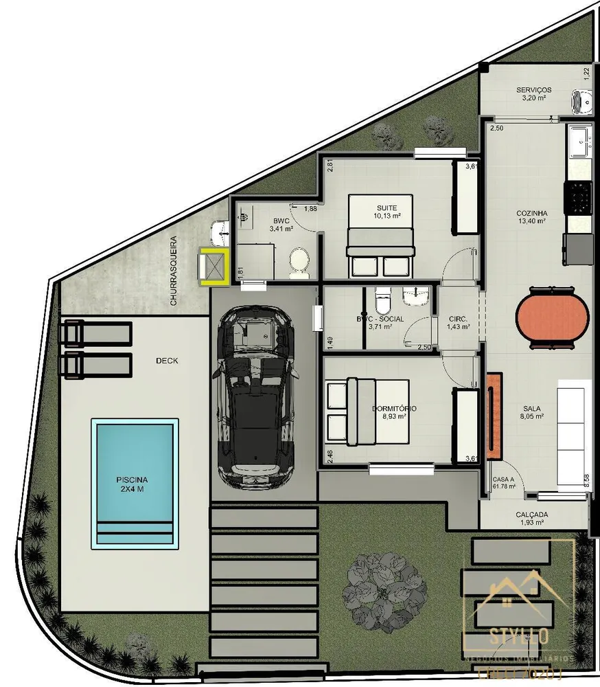 Casa, 2 quartos, 58 m² - Foto 5