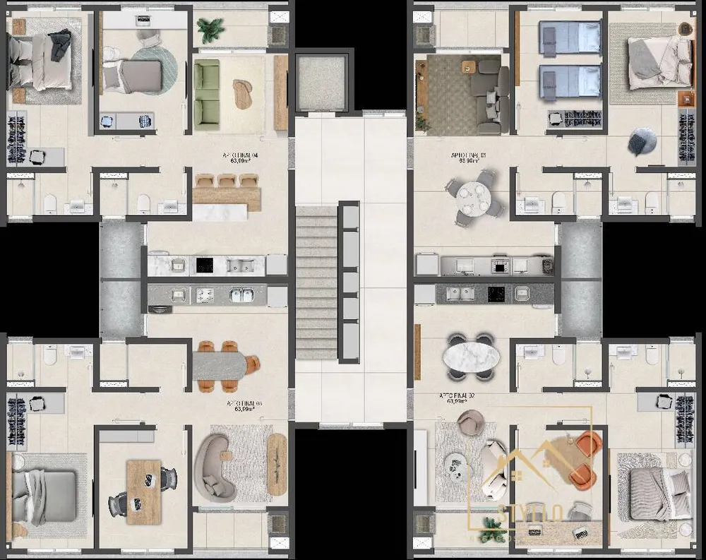 Apartamento, 2 quartos, 64 m² - Foto 14