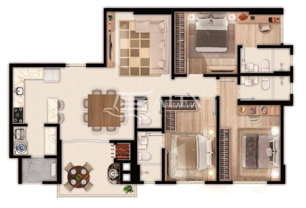 Apartamento à venda com 2 quartos, 88m² - Foto 7