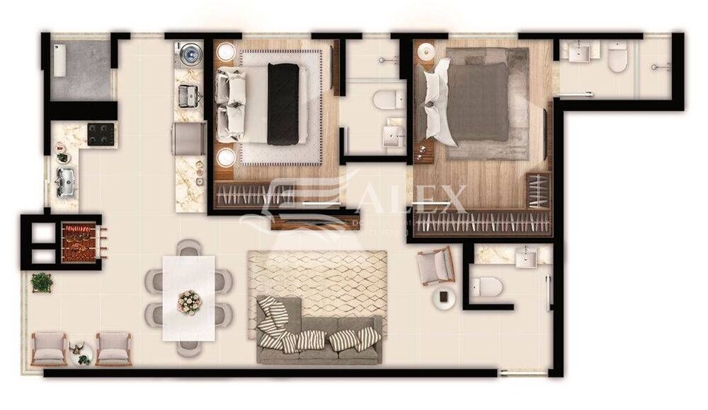 Apartamento à venda com 2 quartos, 88m² - Foto 8