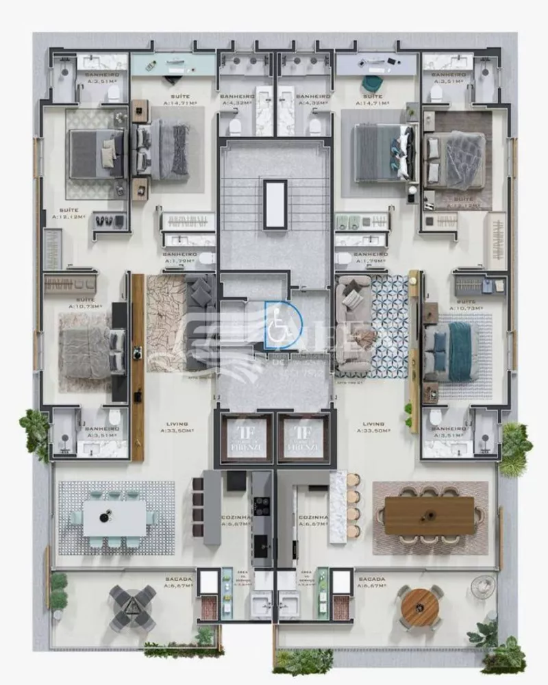 Apartamento à venda com 3 quartos, 148m² - Foto 21