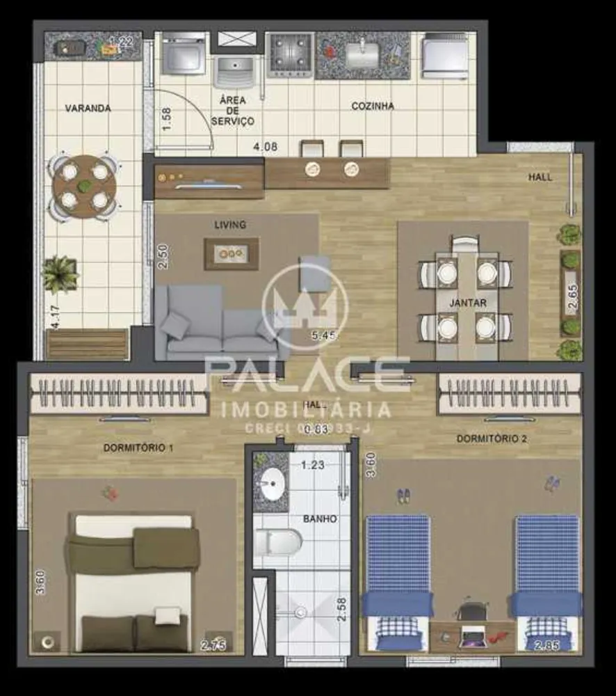 Apartamento, 2 quartos, 56 m² - Foto 8