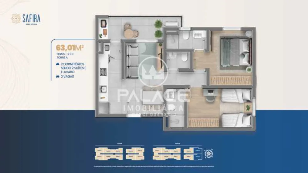 Apartamento, 2 quartos, 52 m² - Foto 12
