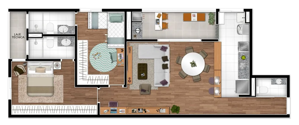 Apartamento, 2 quartos, 86 m² - Foto 8