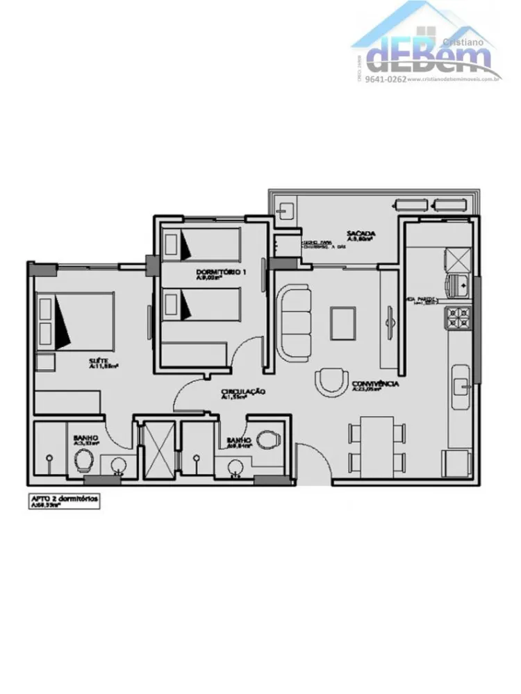 Apartamento, 3 quartos, 95 m² - Foto 8