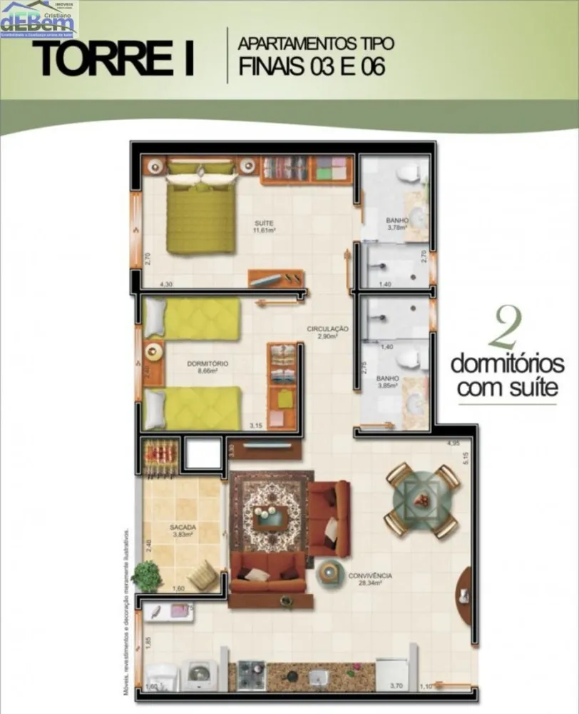 Apartamento, 3 quartos, 86 m² - Foto 9