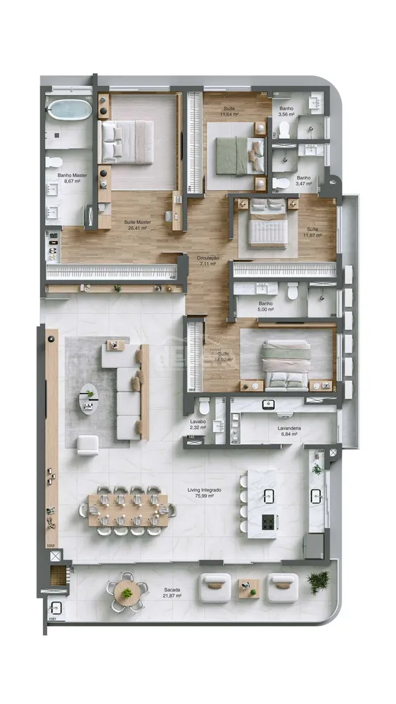 Apartamento, 4 quartos, 253 m² - Foto 15