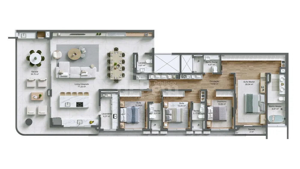 Apartamento, 4 quartos, 253 m² - Foto 14