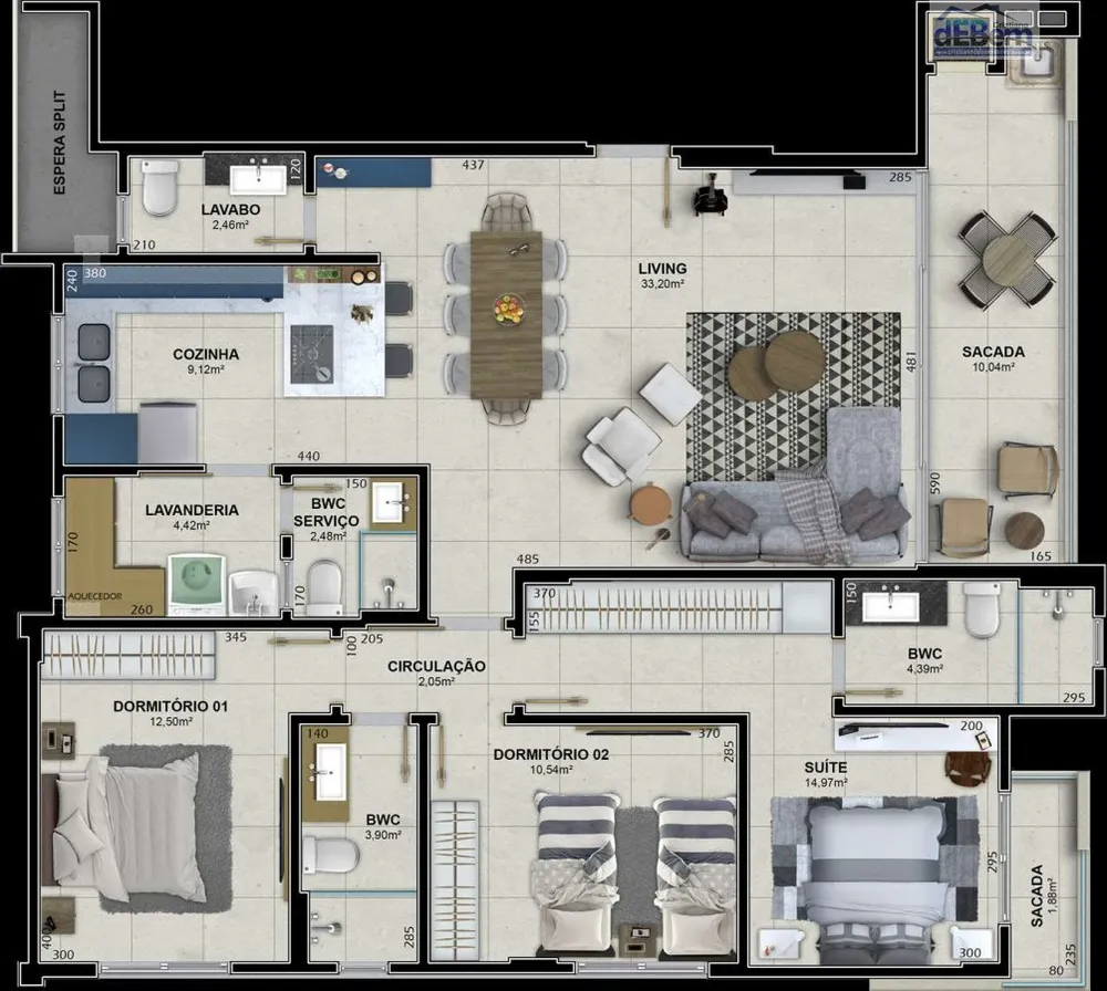 Apartamento, 3 quartos, 161 m² - Foto 11