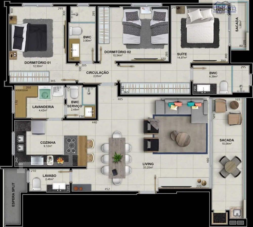 Apartamento, 3 quartos, 161 m² - Foto 13