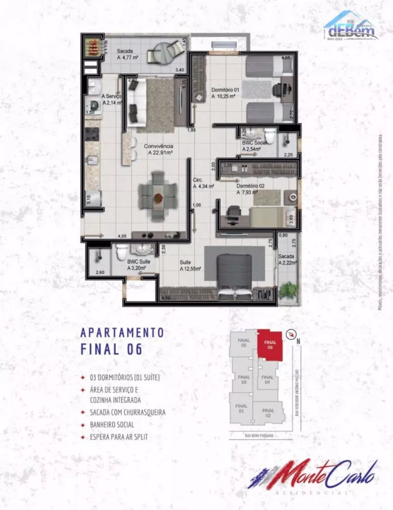 Apartamento, 3 quartos, 84 m² - Foto 4