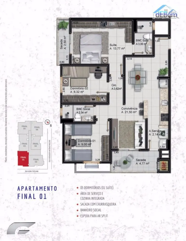 Apartamento, 3 quartos, 84 m² - Foto 7