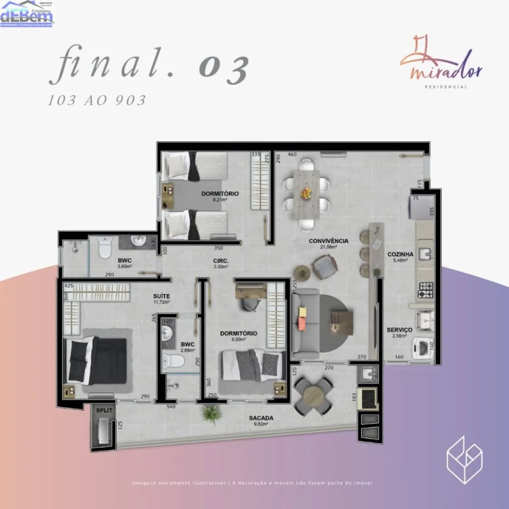 Apartamento, 3 quartos, 92 m² - Foto 8