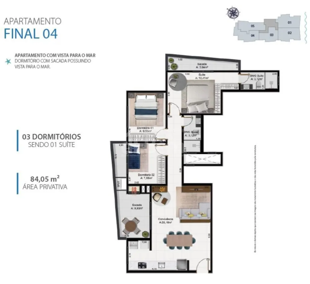 Apartamento, 3 quartos, 84 m² - Foto 13