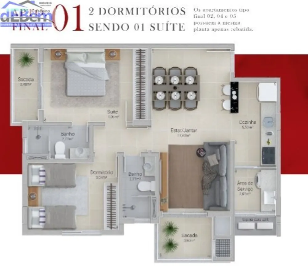 Apartamento, 2 quartos, 70 m² - Foto 13
