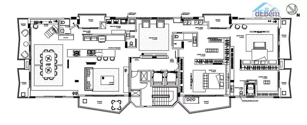 Apartamento, 3 quartos, 183 m² - Foto 3