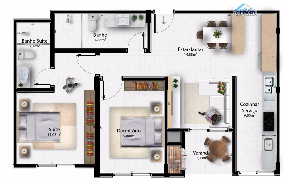 Apartamento, 2 quartos, 67 m² - Foto 14
