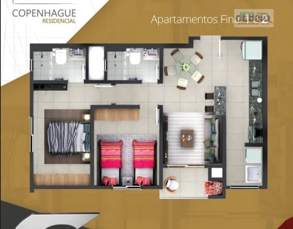 Apartamento, 2 quartos, 61 m² - Foto 5