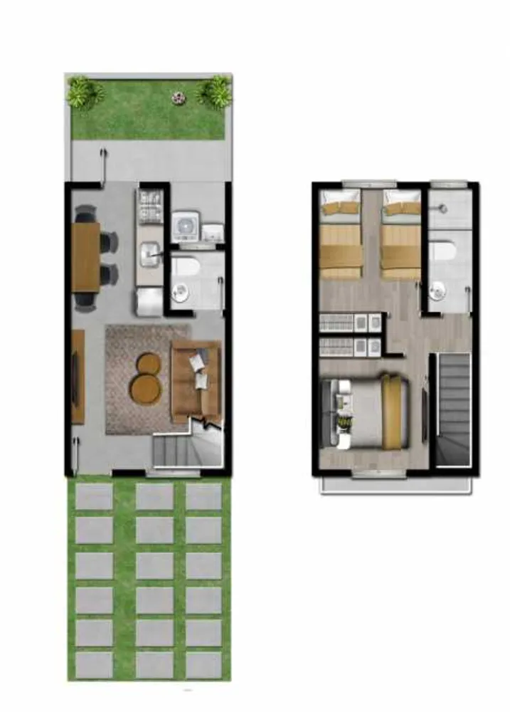 Casa de Condomínio, 2 quartos - Foto 5