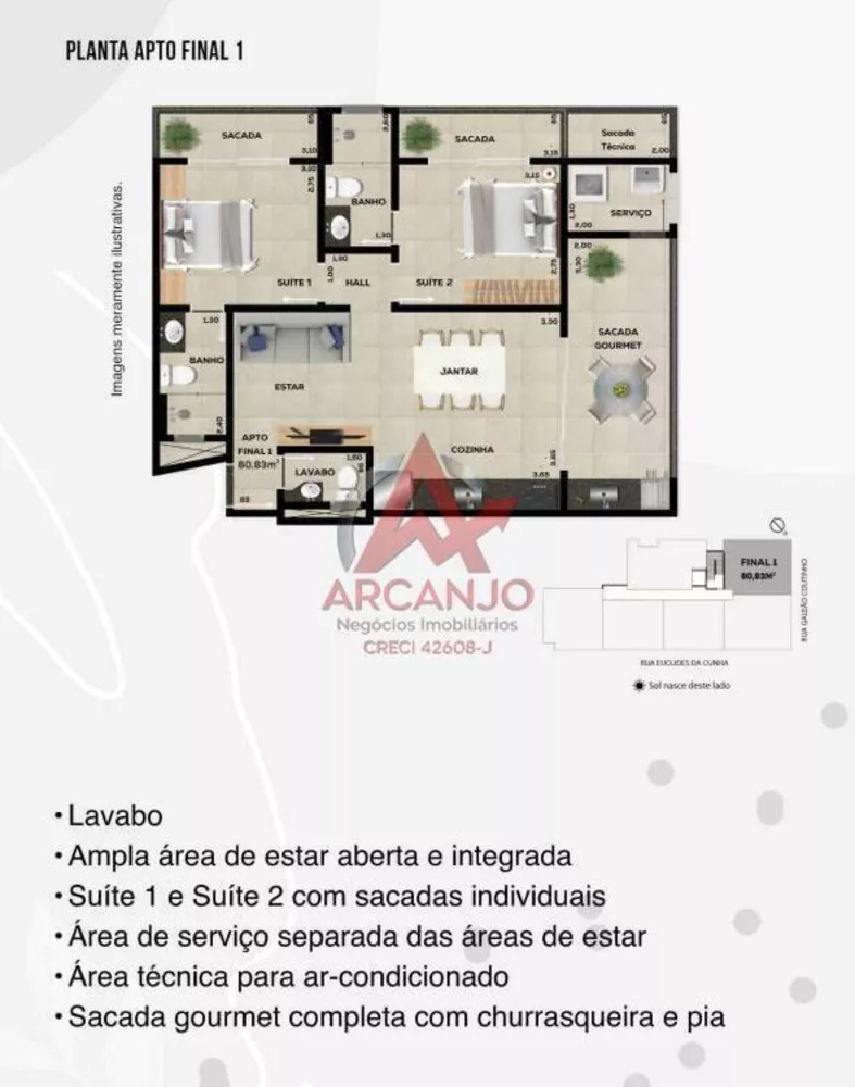 Apartamento, 2 quartos, 67 m² - Foto 4