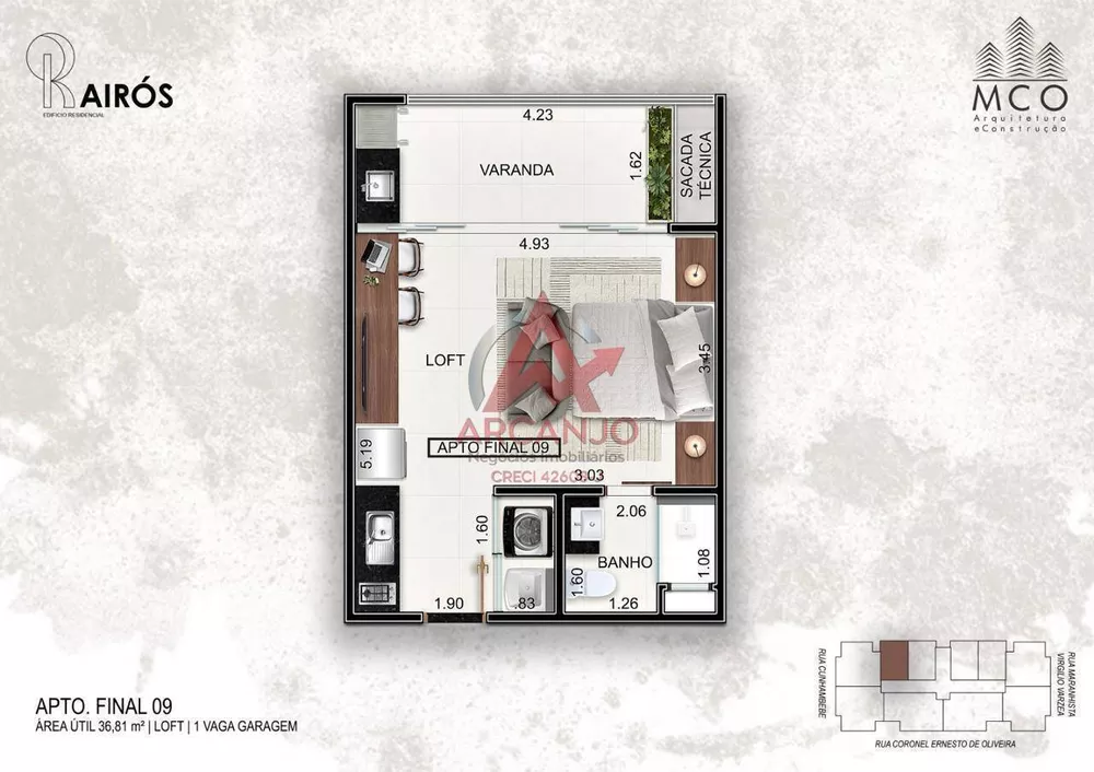 Apartamento, 1 quarto, 36 m² - Foto 4