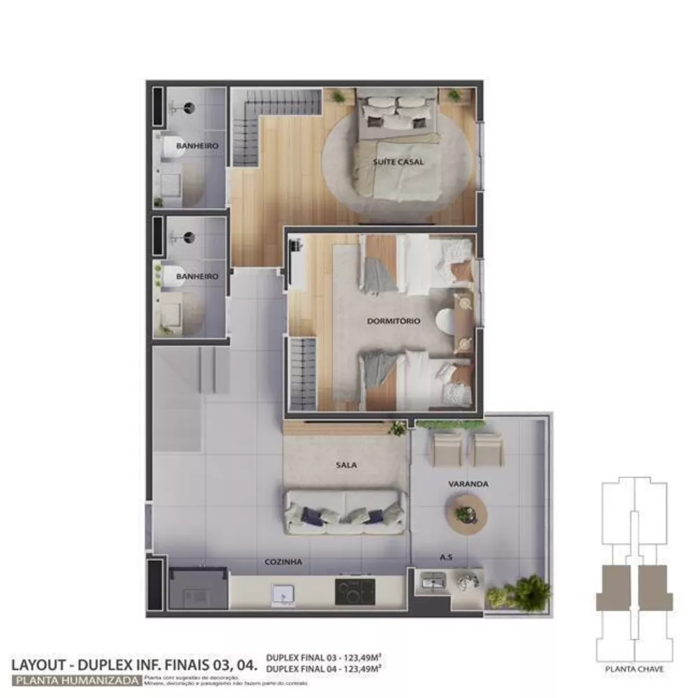 Apartamento, 2 quartos, 123 m² - Foto 8