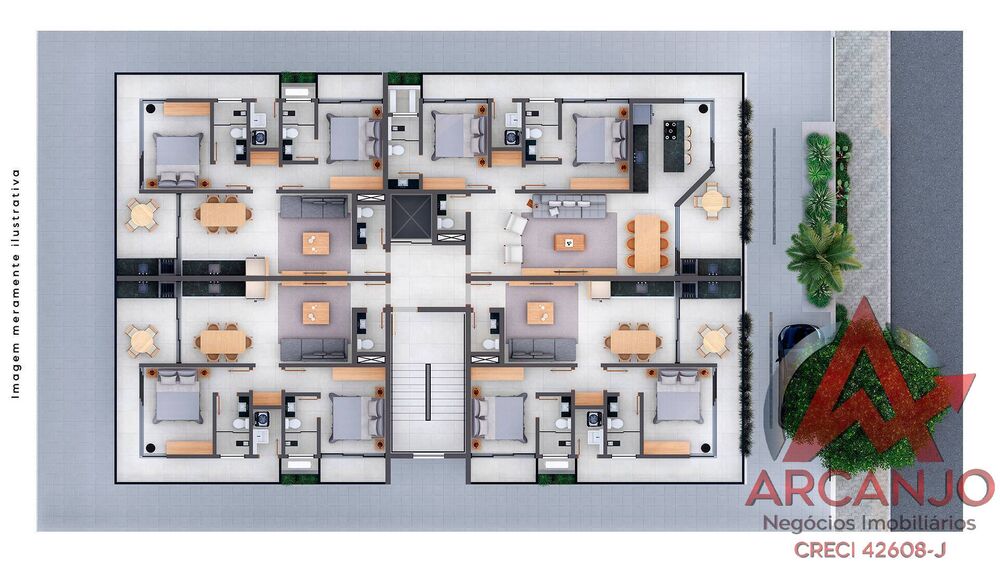 Apartamento à venda com 2 quartos, 84m² - Foto 3