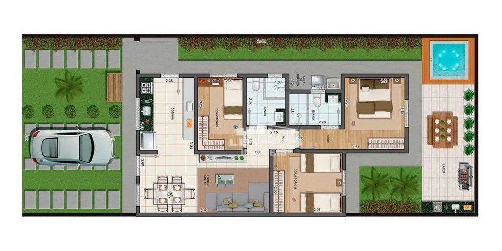 Casa de Condomínio, 2 quartos - Foto 17